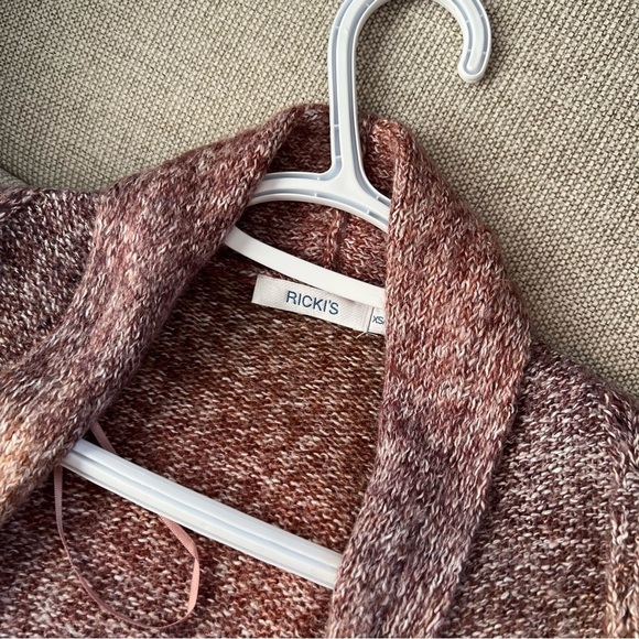 Ricki's knitted soft and cozy sweater cardigan, extra small, ombre, NWOT - Picture 5 of 10